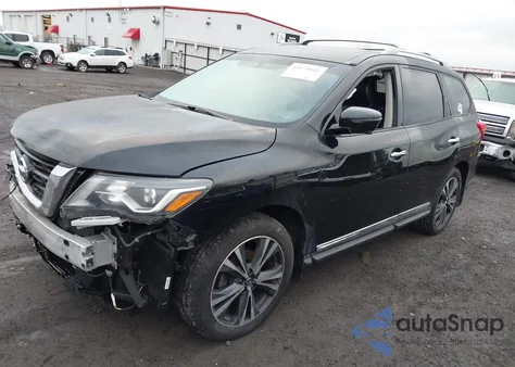 2020 Nissan Pathfinder Platinum z USA, uszkodzony, nr VIN 5N1DR2DM8LC603549